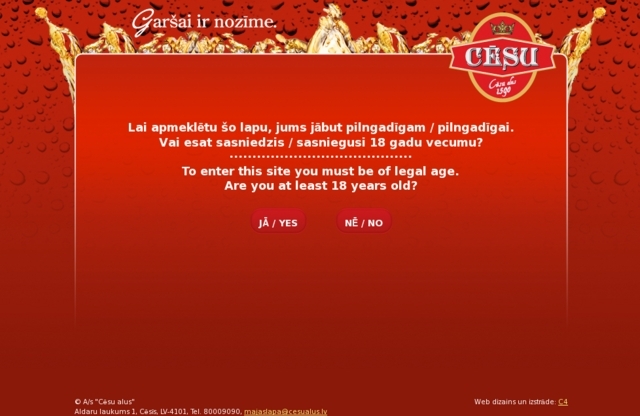 Cēsu alus, AS